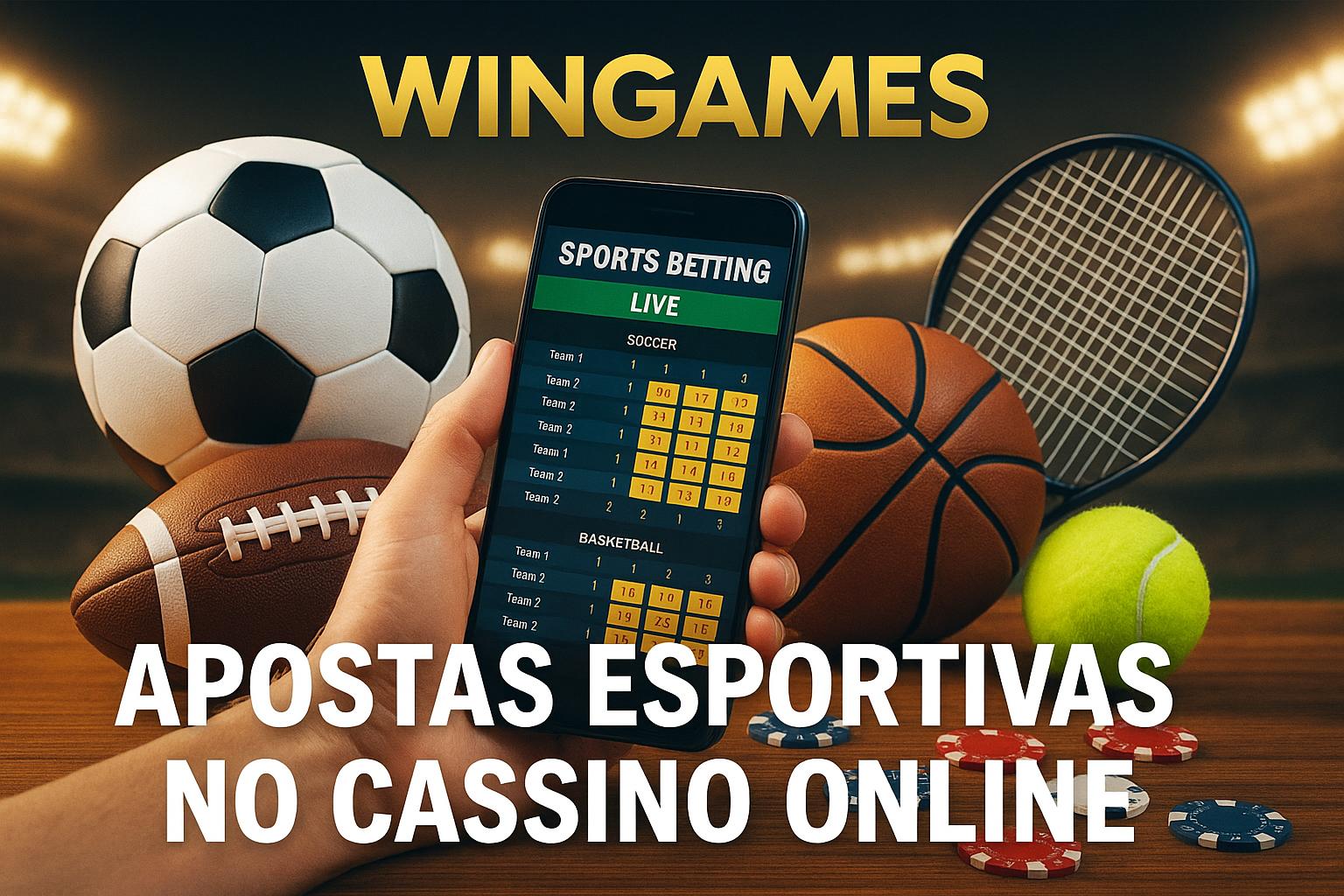 Aposte em apostas esportivas no cassino online WINGAMES